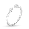 Diamond Deconstructed Ring 1/5 ct tw Pear-shaped 10K White Gold