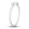 Thumbnail Image 3 of Diamond Deconstructed Ring 1/5 ct tw Pear-shaped 10K White Gold