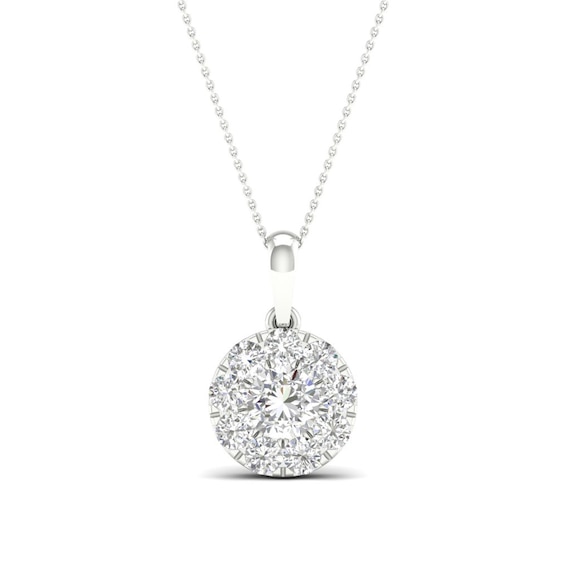 Lab-Created Diamonds by KAY Necklace 1-1/2 ct tw 14K White Gold 18"