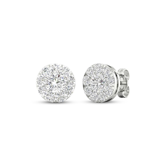 KAY Lab-Grown Diamonds Stud Earrings 1-1/2 ct tw 14K White Gold