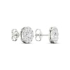 Lab-Created Diamonds by KAY Stud Earrings 1-1/2 ct tw 14K White Gold
