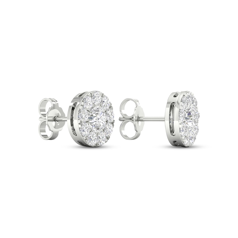   Essentials Certified 14K White Gold Diamond Stud Earring  with Screw Back and Post (0.25 cttw, J-K Color, I1-I2 Clarity) (previously   Collection) : Clothing, Shoes & Jewelry