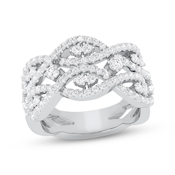 KAY Lab-Grown Diamonds Ring 1 ct tw Round-cut 14K White Gold