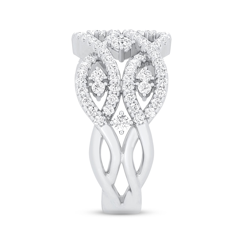 Lab-Created Diamonds by KAY Ring 1 ct tw Round-cut 14K White Gold