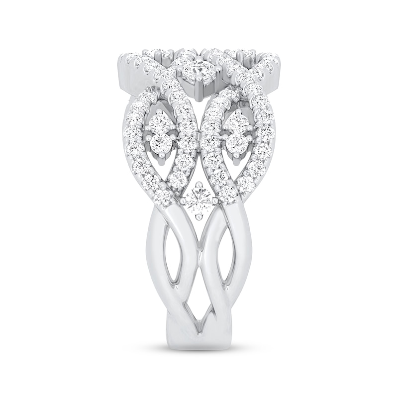 Main Image 2 of KAY Lab-Grown Diamonds Ring 1 ct tw Round-cut 14K White Gold