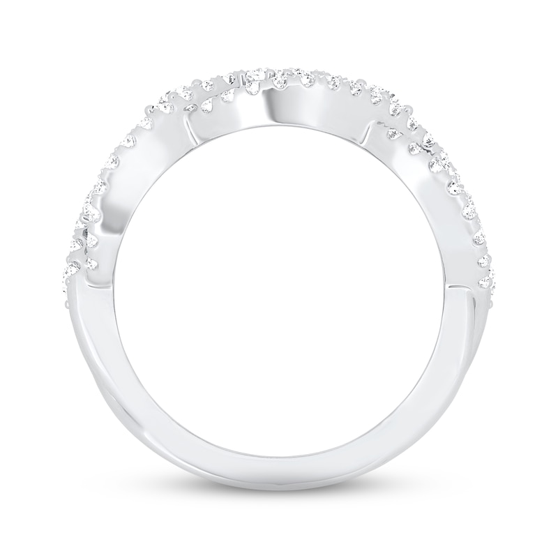 Main Image 3 of KAY Lab-Grown Diamonds Ring 1 ct tw Round-cut 14K White Gold