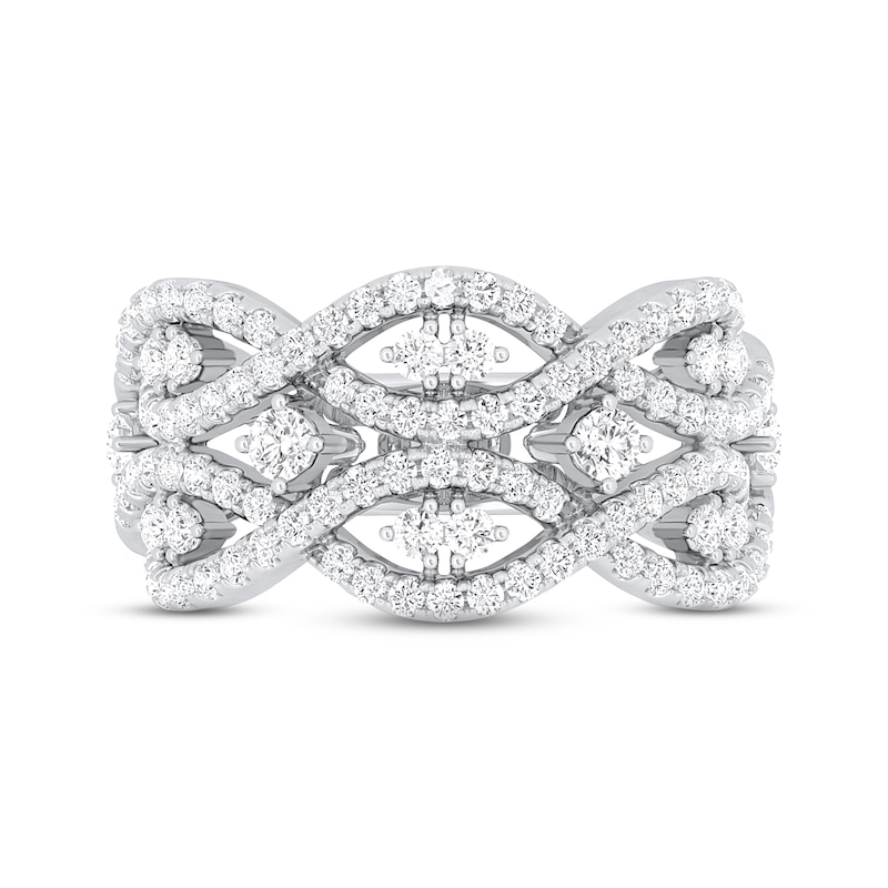 Lab-Created Diamonds by KAY Ring 1 ct tw Round-cut 14K White Gold