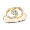 Thumbnail Image 0 of Encircled by Love Diamond Ring 1/3 ct tw Round-cut 10K Yellow Gold