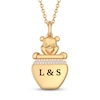 Thumbnail Image 1 of Disney Treasures Winnie the Pooh Diamond Necklace 1/20 ct tw 10K Yellow Gold 17&quot;