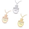 Thumbnail Image 2 of Disney Treasures Winnie the Pooh Diamond Necklace 1/20 ct tw 10K Yellow Gold 17&quot;