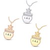 Thumbnail Image 1 of Disney Treasures Winnie the Pooh Diamond Necklace 1/20 ct tw 10K Yellow Gold 17"