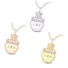 Thumbnail Image 2 of Disney Treasures Winnie the Pooh Diamond Necklace 1/20 ct tw 10K Rose Gold 17&quot;