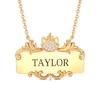 Thumbnail Image 1 of Disney Treasures The Aristocats Diamond Necklace 1/20 ct tw 10K Yellow Gold 18&quot;