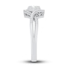 Thumbnail Image 2 of Diamond Cluster Ring 1/3 ct tw Round-cut 10K White Gold