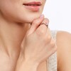Thumbnail Image 3 of Diamond Bypass Ribbon Promise Ring 1/8 ct tw Sterling Silver & 10K Rose Gold