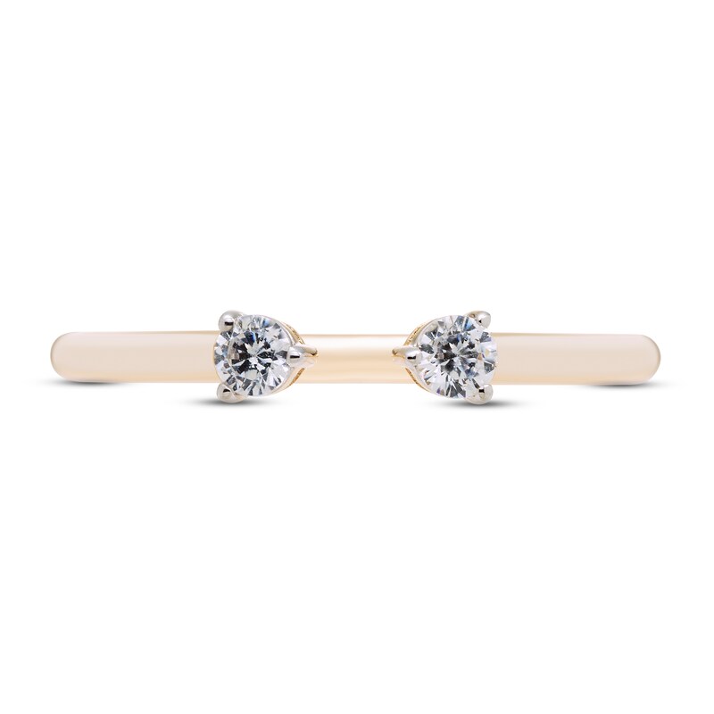 Main Image 3 of Diamond Deconstructed Ring 1/6 ct tw Round-cut 10K Yellow Gold