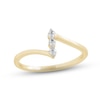 Thumbnail Image 0 of Diamond Three-Stone Ring 1/10 ct tw Round-cut 10K Yellow Gold