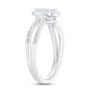 Thumbnail Image 1 of Diamond Promise Ring 1/4 ct tw Round-cut Sterling Silver