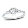 Thumbnail Image 0 of Diamond Promise Ring 1/4 ct tw Baguette & Round-cut 10K White Gold