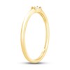 Diamond Ring 1/15 ct tw Baguette & Round-cut 10K Yellow Gold