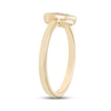 Thumbnail Image 1 of Diamond Heart Ring 1/10 ct tw Round-cut 10K Yellow Gold