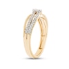 Thumbnail Image 1 of Diamond Bypass Ring 1/3 ct tw Round-cut 10K Yellow Gold