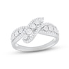Thumbnail Image 0 of Diamond Bypass Ring 1/4 ct tw Round-cut Sterling Silver
