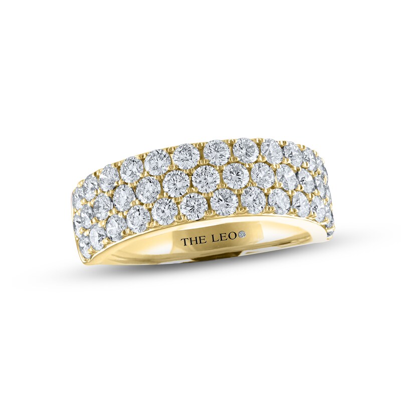 THE LEO Diamond Anniversary Ring 2 ct tw Round-cut 14K Yellow Gold