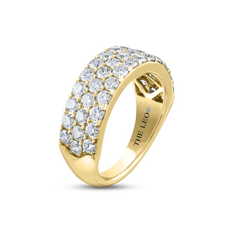 THE LEO Diamond Anniversary Ring 2 ct tw Round-cut 14K Yellow Gold