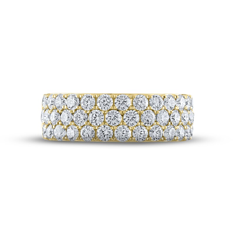 THE LEO Diamond Anniversary Ring 2 ct tw Round-cut 14K Yellow Gold