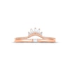 Thumbnail Image 2 of Diamond Ring 1/15 ct tw Baguette & Round-cut 10K Rose Gold