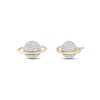 Thumbnail Image 1 of Disney Treasures Toy Story Diamond Planet Earrings 1/6 ct tw Sterling Silver & 10K Yellow Gold