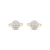 Thumbnail Image 2 of Disney Treasures Toy Story Diamond Planet Earrings 1/6 ct tw Sterling Silver & 10K Yellow Gold