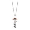 Thumbnail Image 1 of Disney Treasures Toy Story &quot;Jessie&quot; Diamond Necklace 1/15 ct tw Sterling Silver & 10K Rose Gold 17&quot;