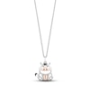 Thumbnail Image 1 of Disney Treasures The Lion King &quot;Pumbaa&quot; Diamond Necklace 1/15 ct tw Sterling Silver & 10K Rose Gold 17&quot;