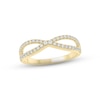 Thumbnail Image 1 of Diamond Infinity Ring 1/3 ct tw Round-cut 10K Yellow Gold