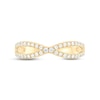 Thumbnail Image 3 of Diamond Infinity Ring 1/3 ct tw Round-cut 10K Yellow Gold
