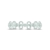 Thumbnail Image 3 of Diamond Oval Ring Sterling Silver