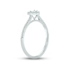 Thumbnail Image 1 of Diamond Heart Promise Ring 1/6 ct tw Round-cut 10K White Gold