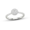 Thumbnail Image 1 of Multi-Diamond Promise Ring 1/5 ct tw Sterling Silver