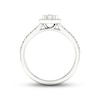 Thumbnail Image 4 of Multi-Diamond Promise Ring 1/5 ct tw Sterling Silver