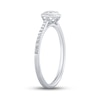 Thumbnail Image 2 of Multi-Diamond Cushion-Shaped Promise Ring 1/20 ct tw Sterling Silver