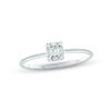 Thumbnail Image 0 of Diamond Promise Ring 1/10 ct tw Baguette & Round-cut 10K White Gold