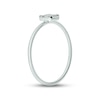 Thumbnail Image 2 of Baguette & Round-Cut Multi-Diamond Promise Ring 1/10 ct tw 10K White Gold