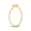 Diamond Promise Ring 1/10 ct tw Baguette & Round-cut 10K Yellow Gold