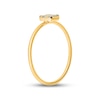 Thumbnail Image 1 of Diamond Promise Ring 1/10 ct tw Baguette & Round-cut 10K Yellow Gold