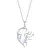 Thumbnail Image 0 of Disney Treasures The Nightmare Before Christmas Diamond Necklace 1/10 ct tw Sterling Silver 17"