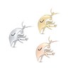 Thumbnail Image 2 of Disney Treasures The Nightmare Before Christmas Diamond Necklace 1/10 ct tw 10K White Gold 17&quot;