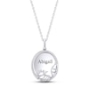 Thumbnail Image 1 of Disney Treasures Alice in Wonderland &quot;Cheshire Cat&quot; Diamond Necklace 1/15 ct tw Sterling Silver 17&quot;