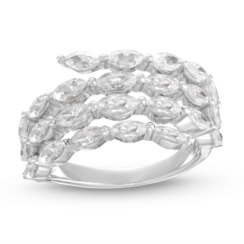 Main Image 1 of Diamond Ring 2 ct tw Marquise-cut 14K White Gold